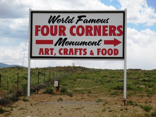 Step right up to the world famous four corners. 